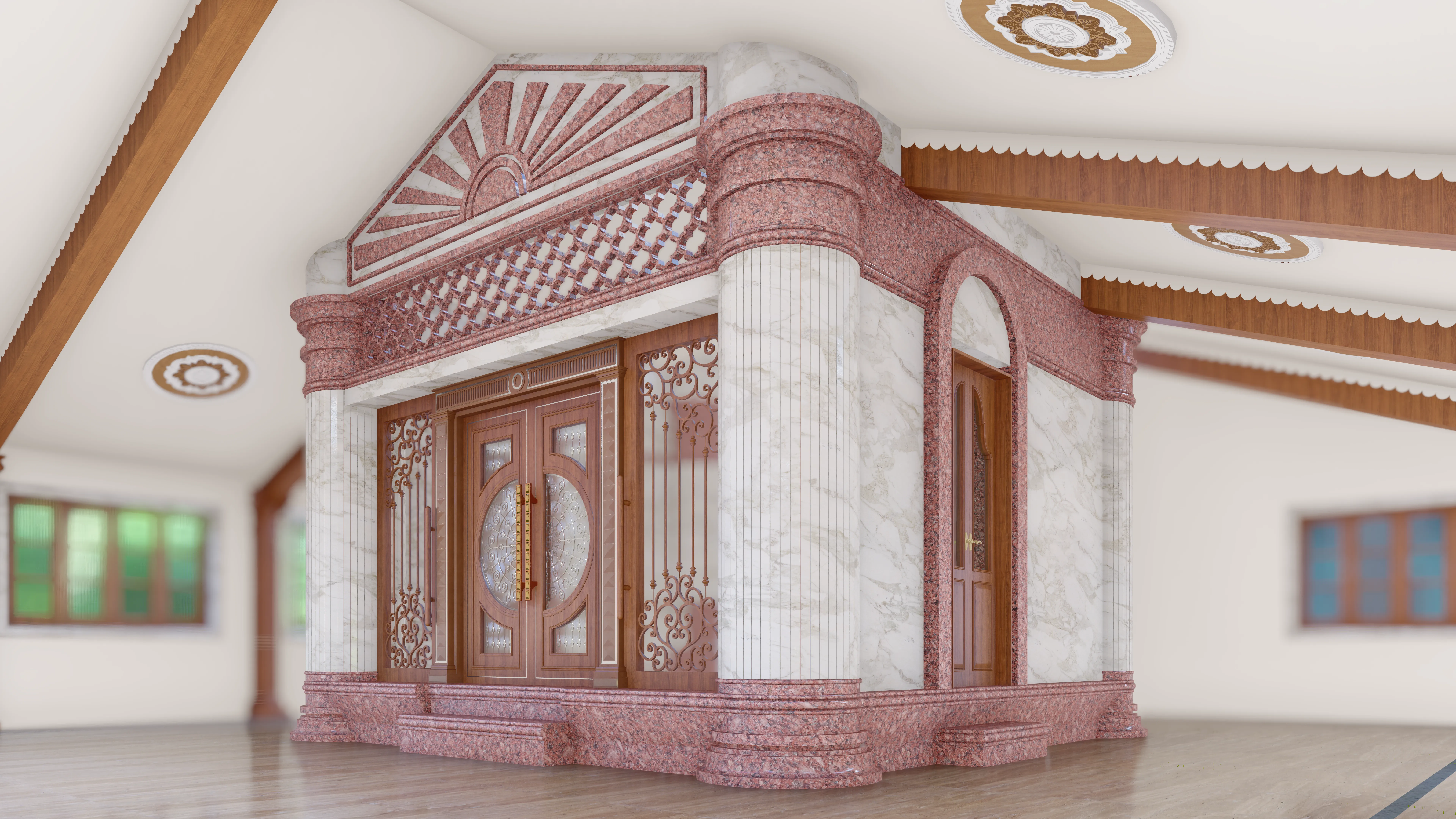 Temple design by Smart Architects